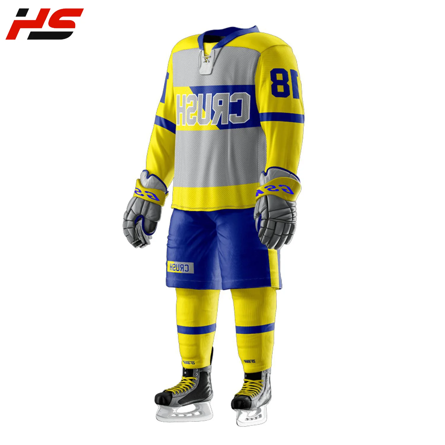 Индивидуальная форма для хоккея с шайбой Джерси принимают любое имя и номера.