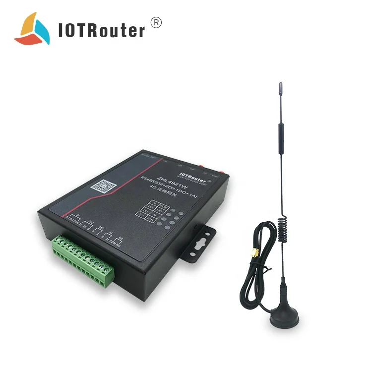 Battery Tester M2M Gsm Module WiFi Port Terminal Server 4~20mA Analog RTU Data Logger IOT Router ZHL4921W RS485 to MQTT DTU 165