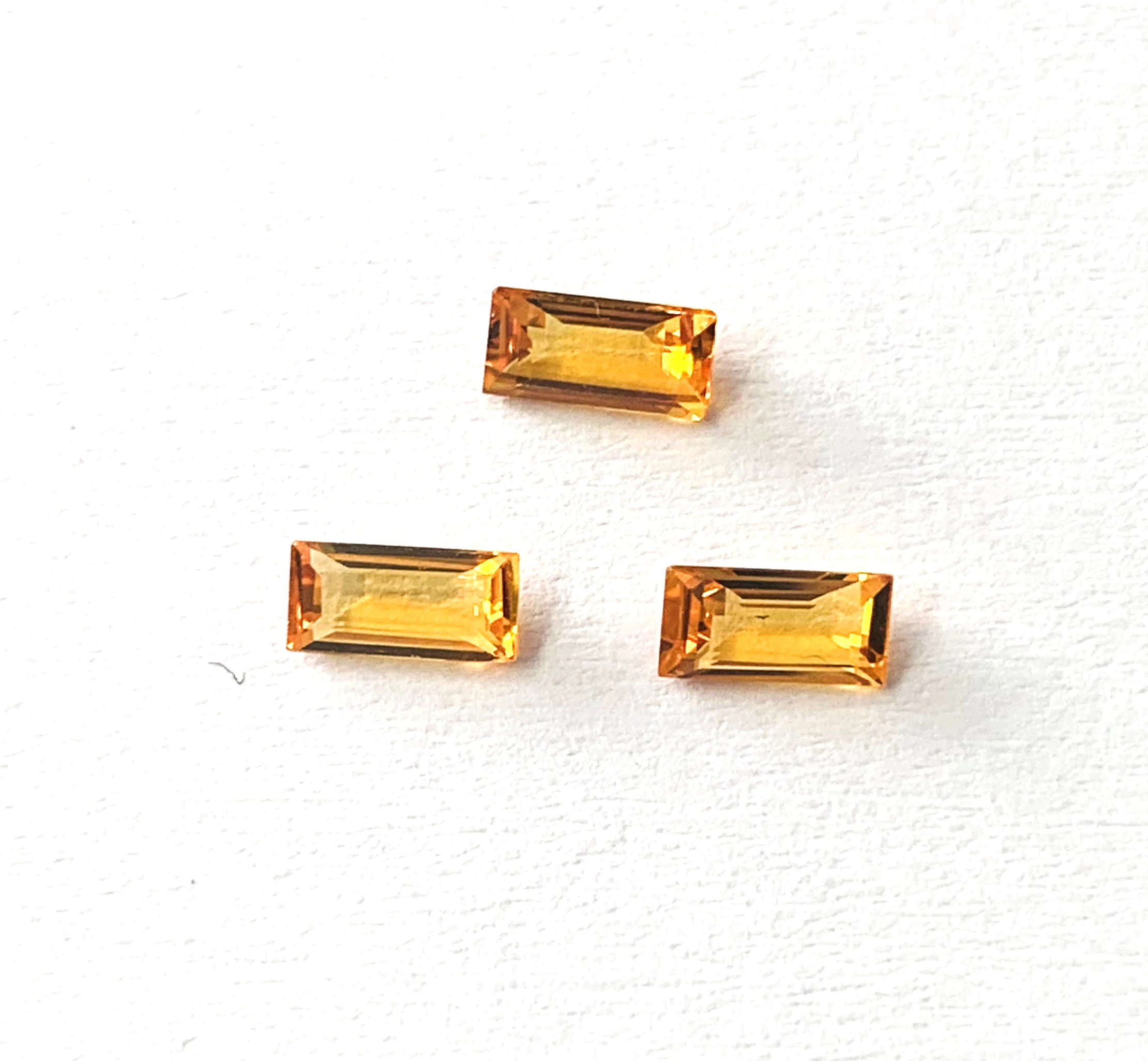 
NATURAL 3x6mm Multi Sapphire Baguette Gemstone Wholesale Price Bangkok 