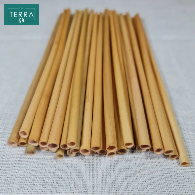 Vietnam All Season 20cm 3 - 8mm Diameter 100% Grass Home Kitchen Tabletop Disposable Straws With No packaging for each straw