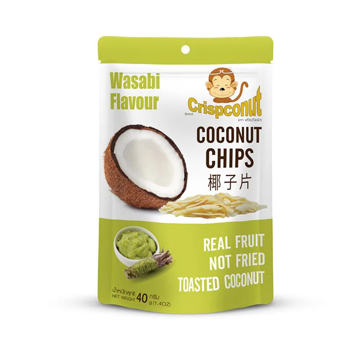 Wasabi Flavour Coconut Chips Crispconut
