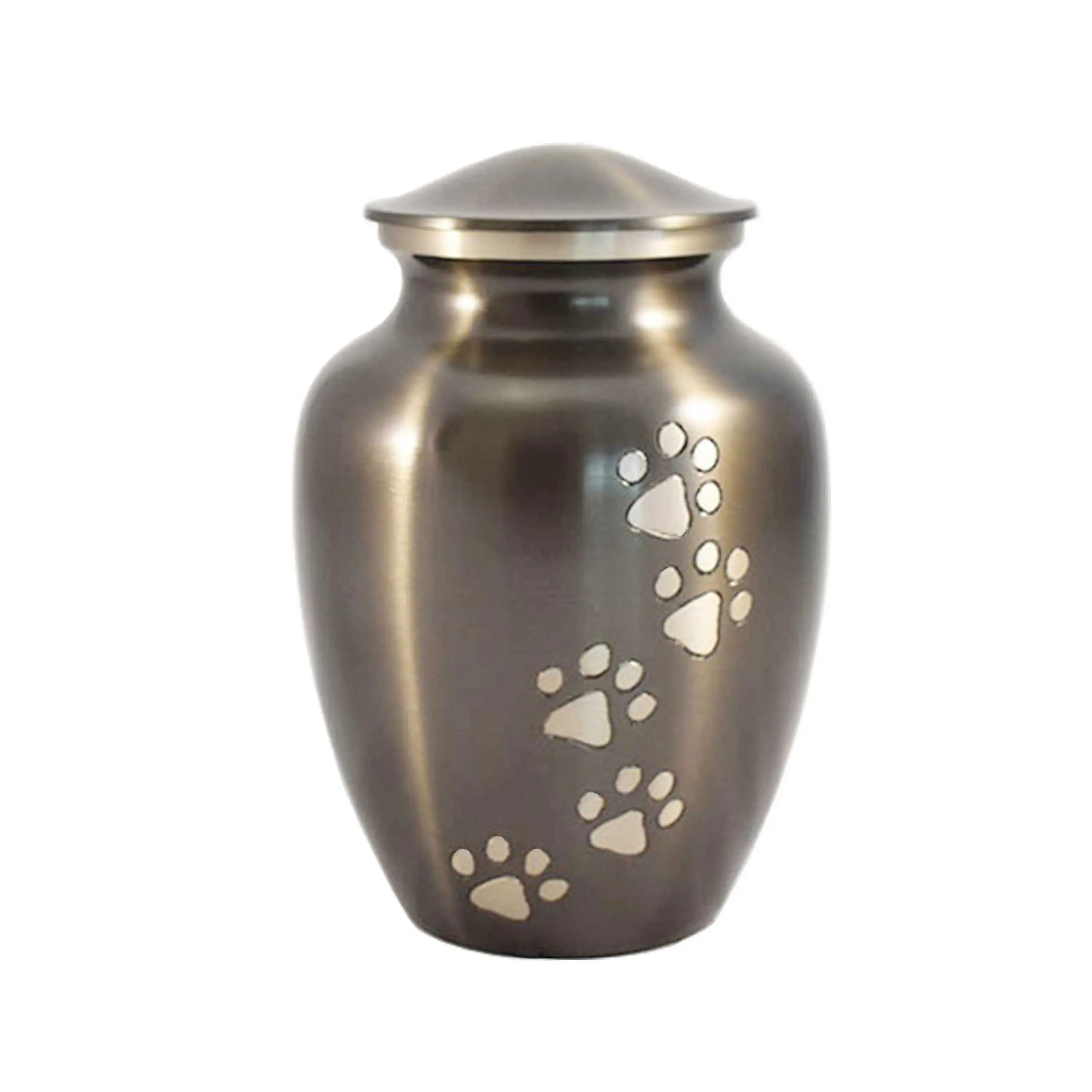Well Selling Brass Urns For Funeral Human Ashes Customized Brass Cremation Urns New Design Metal Funeral Supplies Handmade Urn