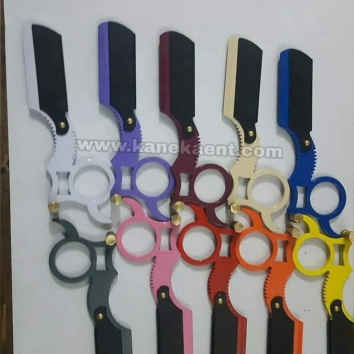 Ready To Ship Hair Styling Thinning Razor Best Quality Customized Stainless Steel Adjustable Finger Shaving Razor