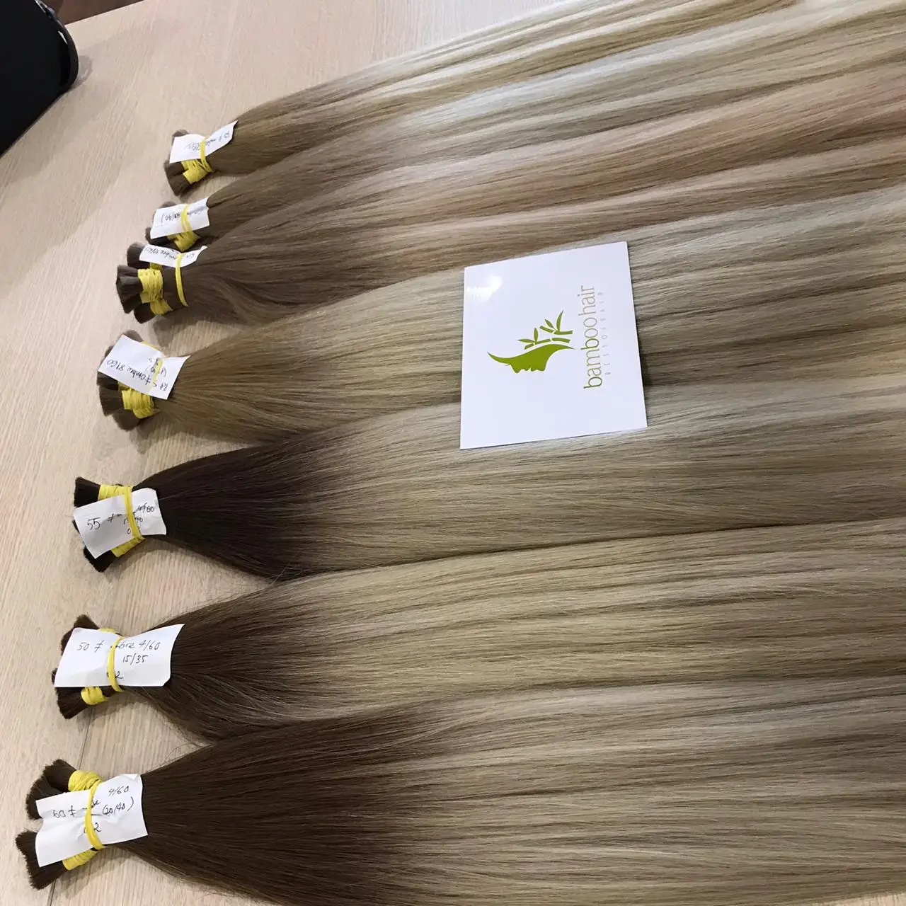 
BAMBOOHAIR Best price Super double Ombre hair extension from 100% human hair 