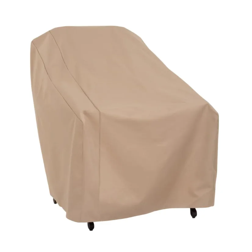 
Hot Sale Basics Water Resistant Outdoor Patio Chair Cover Garden Furniture protector Beige other color selection 
