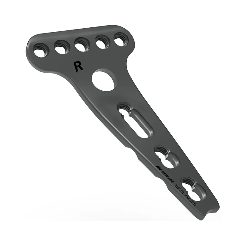 
High Production Orthopedic Implants Locking Plate Radius Volar Buttress Plate 2.7mm Titanium Grade 5 Titan Grey Fracture Surgery 