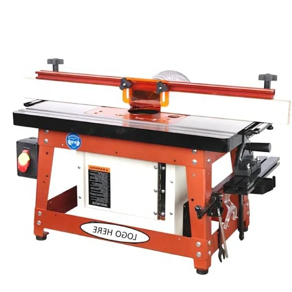 Deluxe industrial table saw with router table