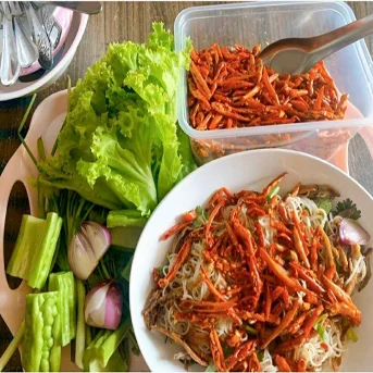  Хрустящие закуски из тайского перца оригинальный вкус с смешанной