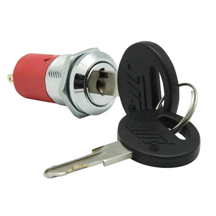 Mid Size Electrical ON ON SPST Key Switch Lock