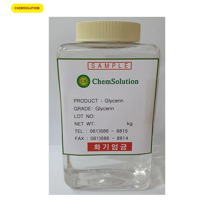 99.5% Purity Colorless Industrial Grade CAS No. 56-81-5 Glycerin with 1 Years Shelf Life