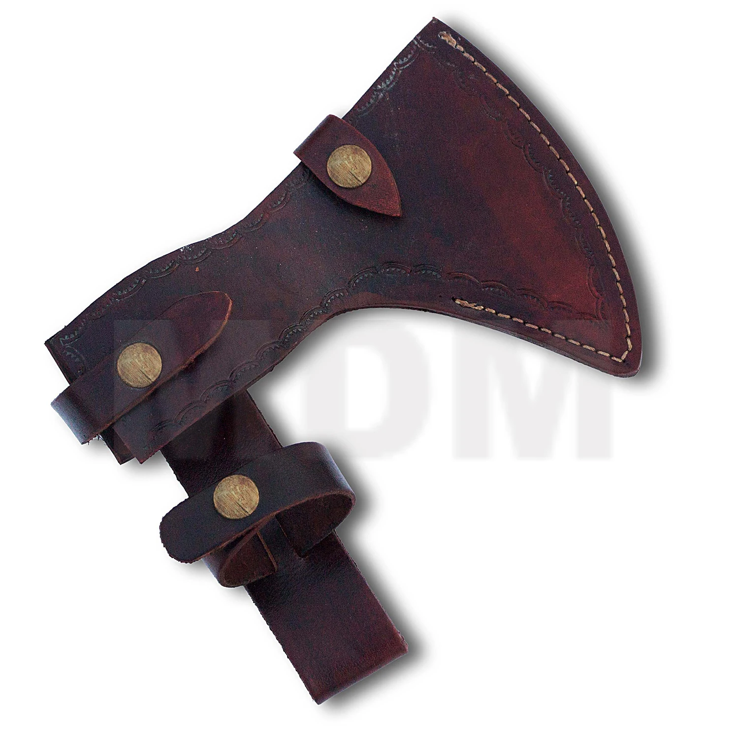 Custom Handmade Stainless Steel Viking Axe Bearded Hatchet With Wood Handle Leather Sheath for Survival Outdoor Whole Sale Axes