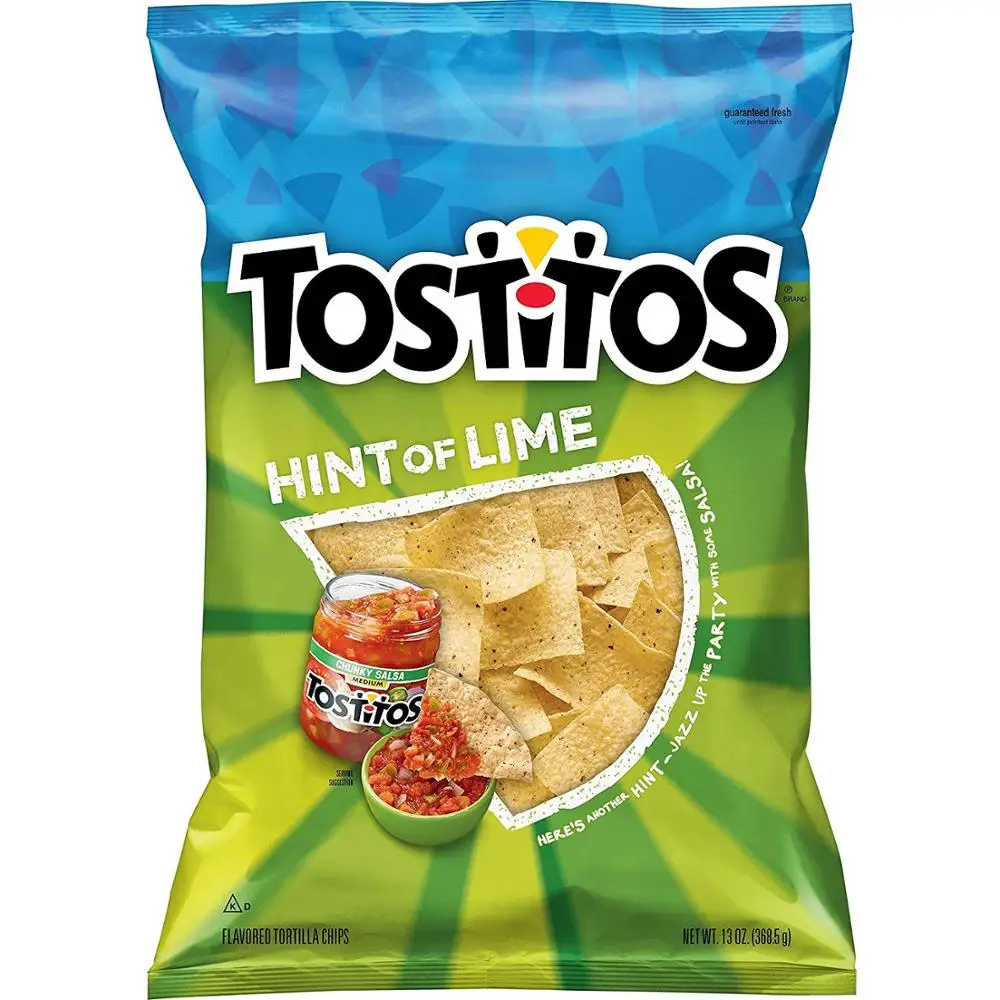 
Tostitos Restaurant Style Hint of Lime Tortilla Chips 411g 