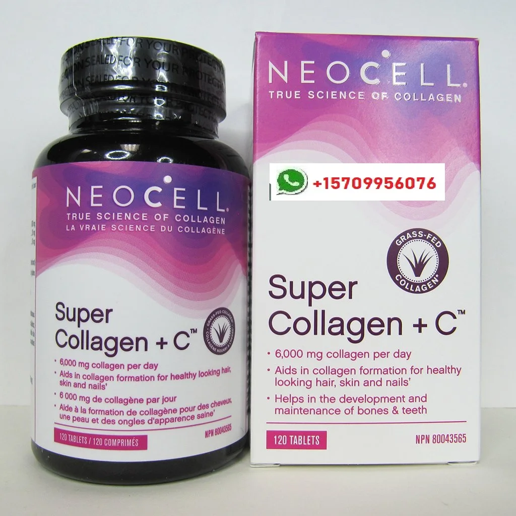 Neocell Super Collagen + C Type 1 & 3 6000 mg Double Pack 2 x 250 Tablets GM Free Gluten Free Lactose Free