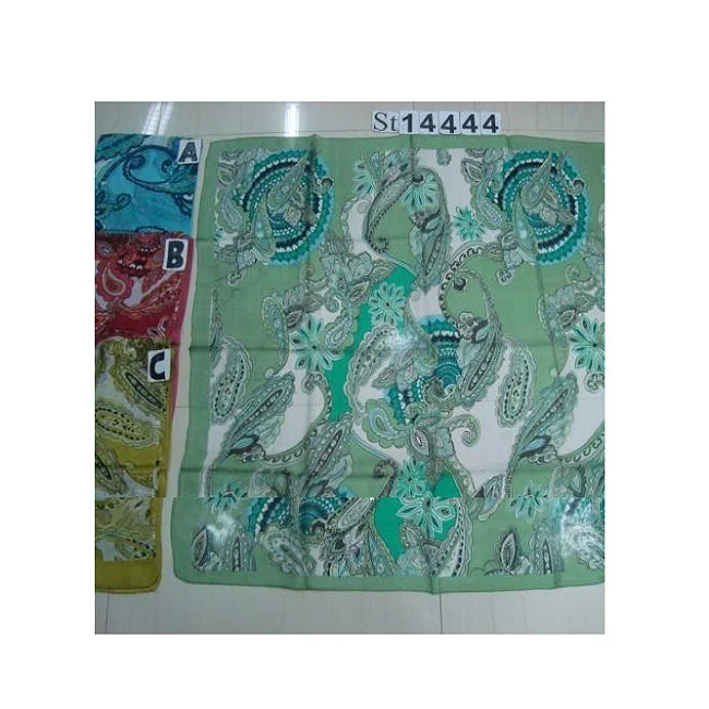 100% Tebi silk scarves