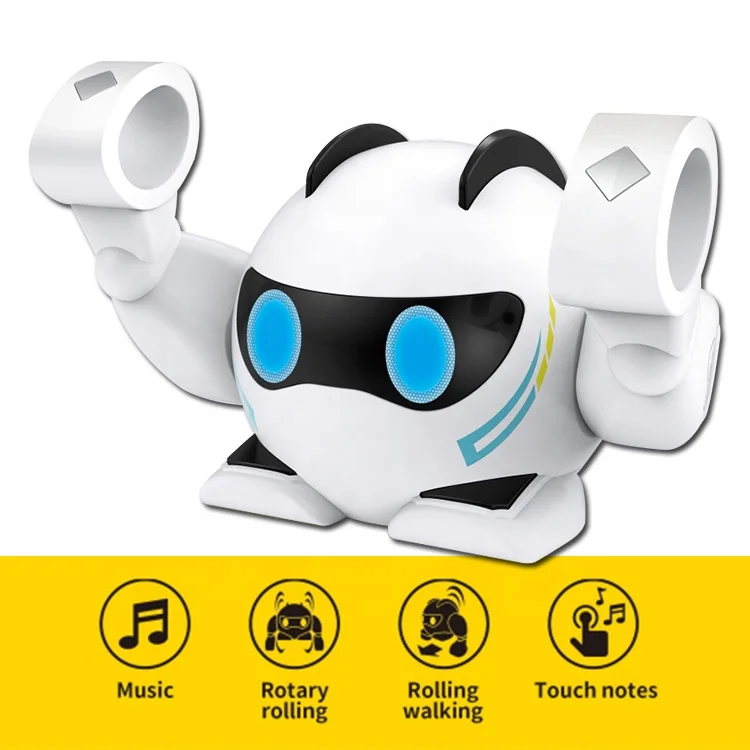 
For Kids Children Educational Smart Tumbling Electric Music Voice Control Robot Toy 