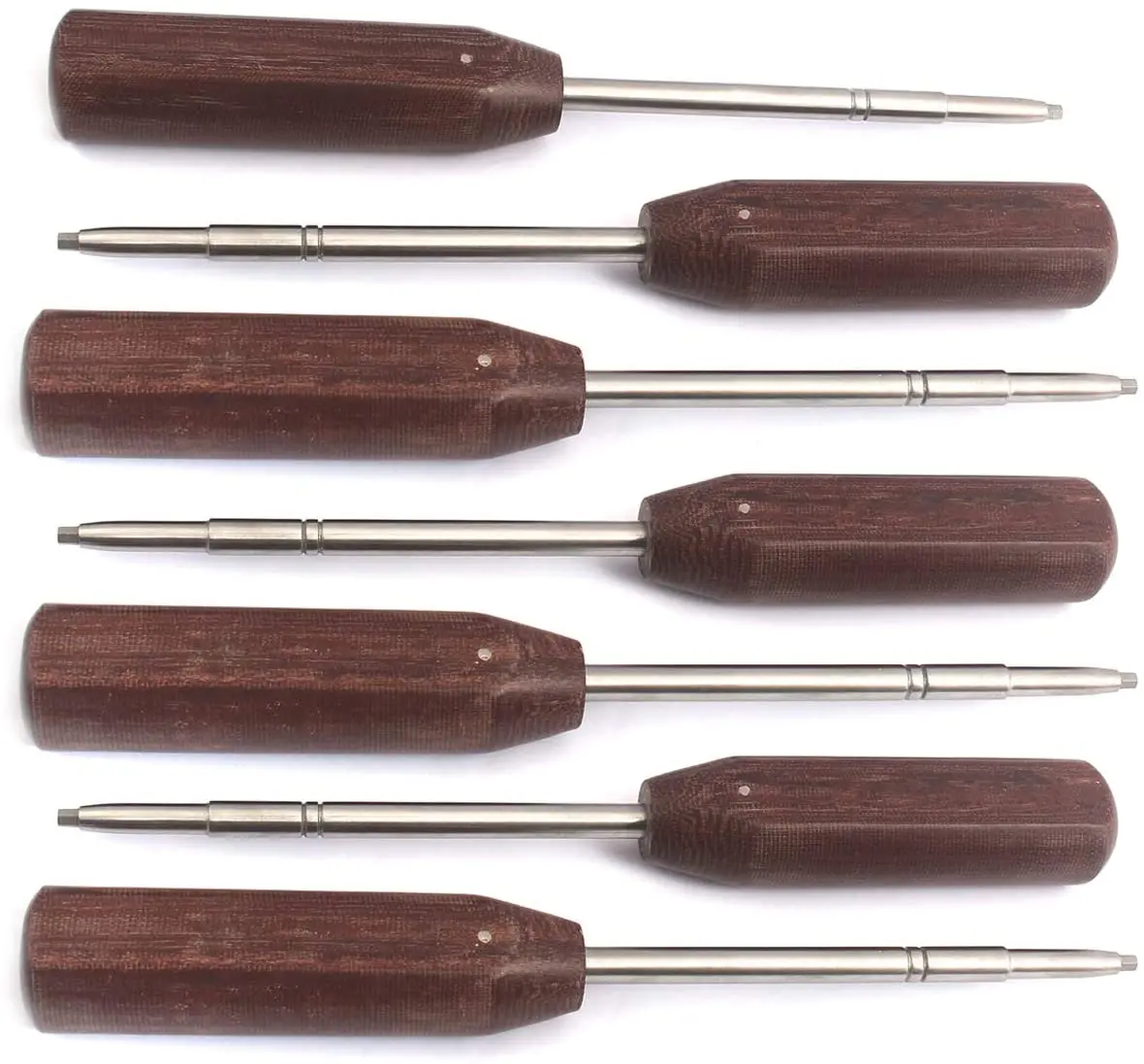 orthopaedic implant screw driver SET OF 7 SCREW DRIVERS SURGI HEAD 2.5MM