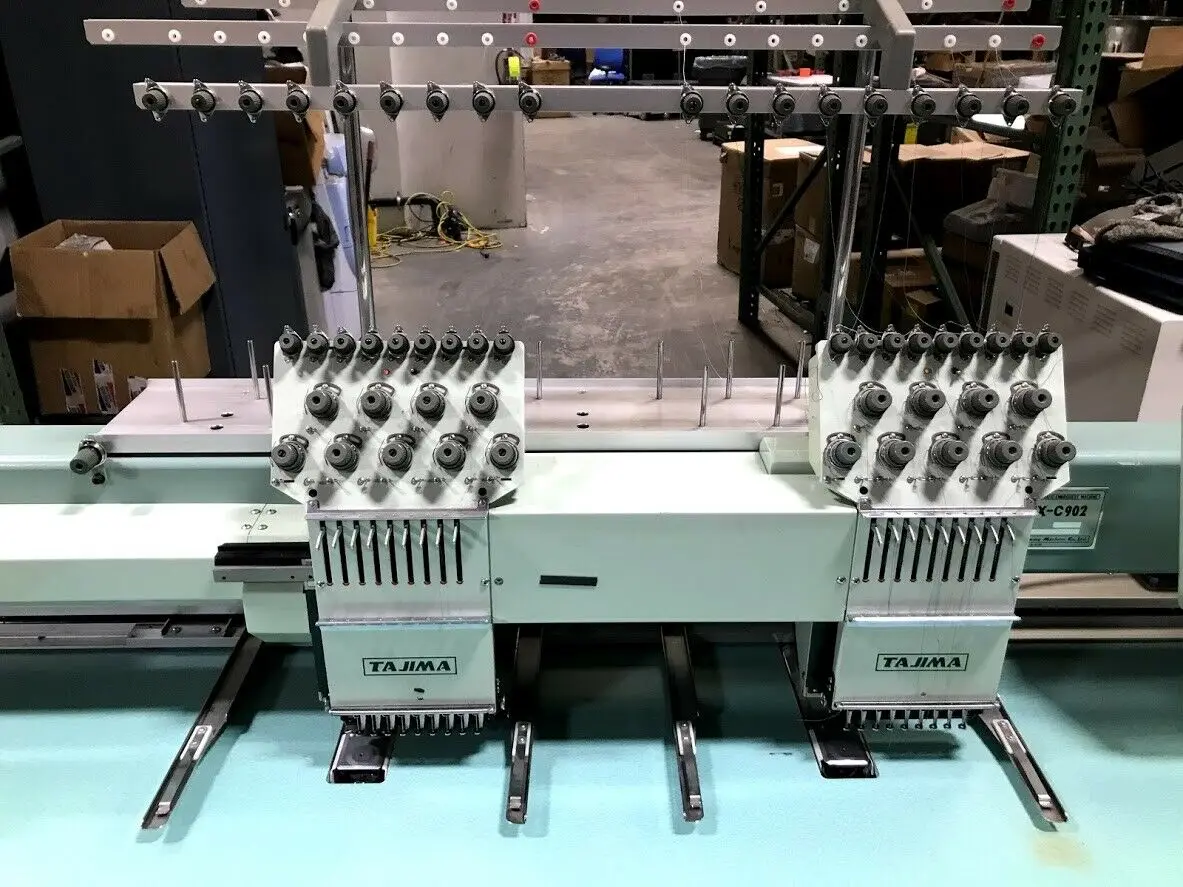 New Authentic 2 head, 9 needle TMFX-C902-S Embroidery Machine
