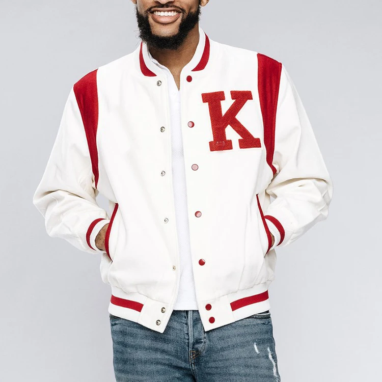 New 2021 Custom Varsity Jackets Top Quality Varsity Jacket Plain Wool And Leather Varsity Jackets
