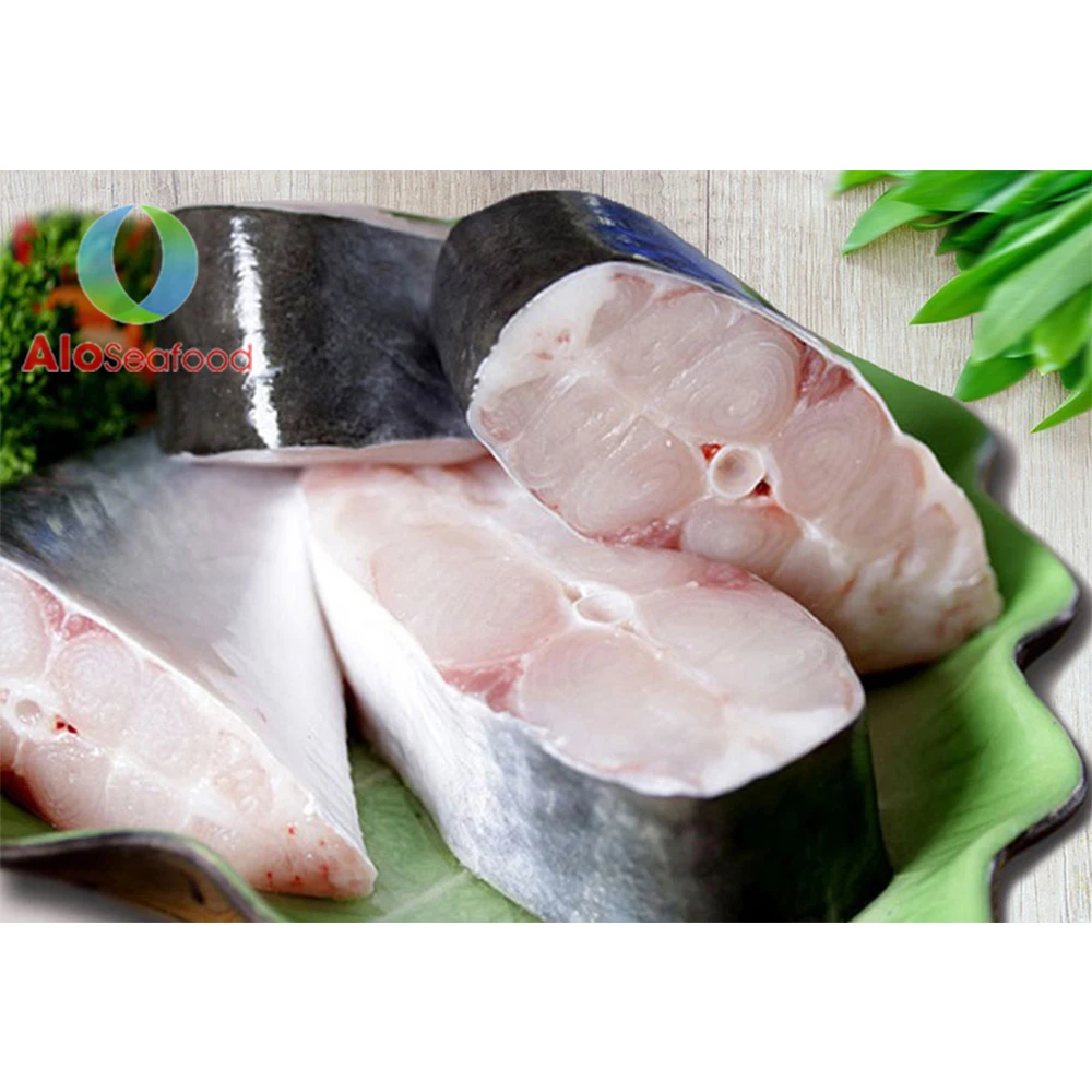 High quality Frozen Fish Pangasius Steak tail bone in and skin on with best price from Vietnam