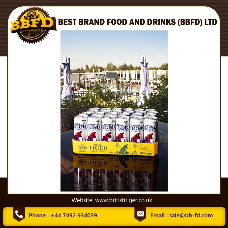 Лидер продаж 2021 безалкогольный напиток для студентов британский тигровый синий энергетический Оптовая поставка