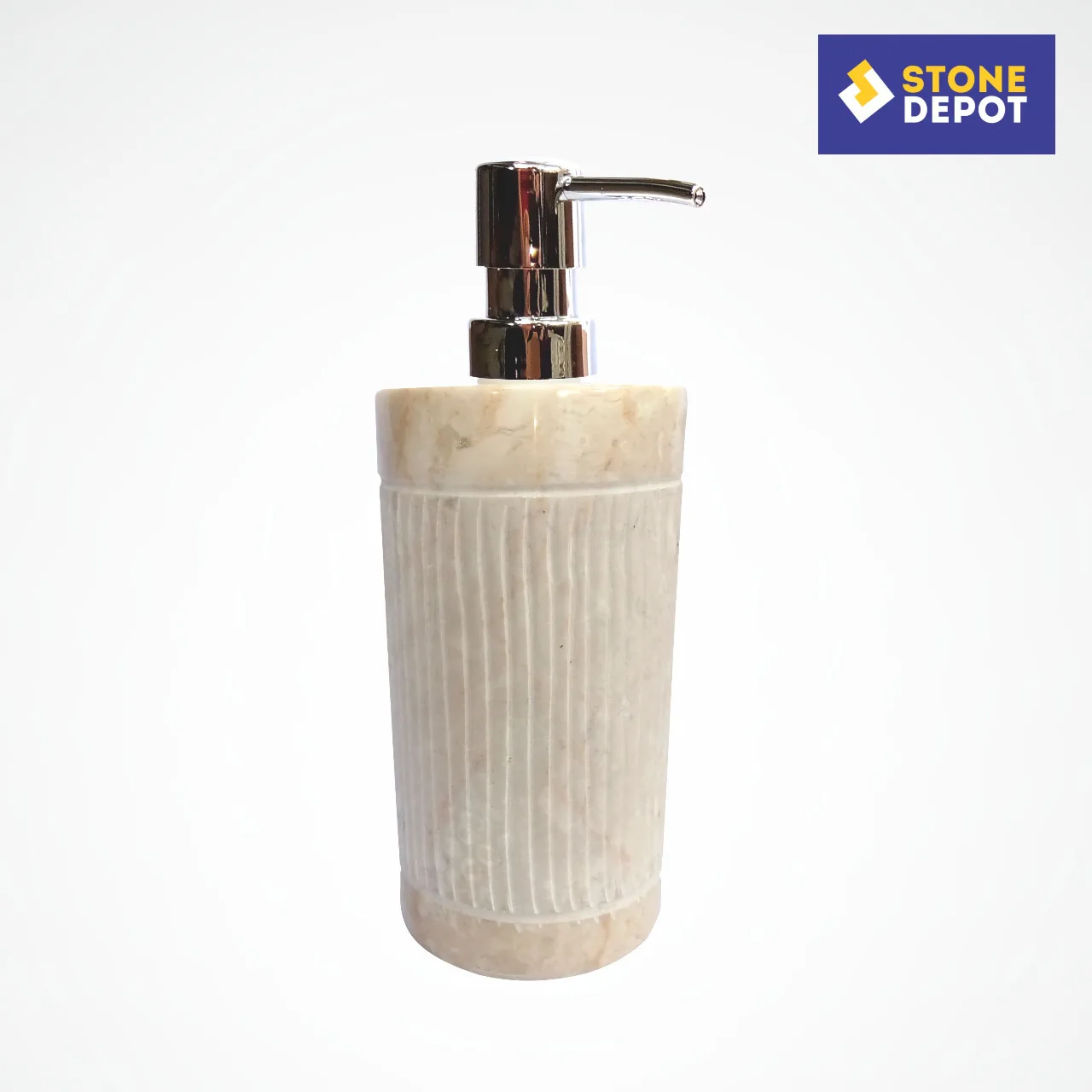 Petrified Wood Stone Soap Dispenser Liquid - Bali Petrified Fossil Wood Stone Soap Dispenser for Hotel