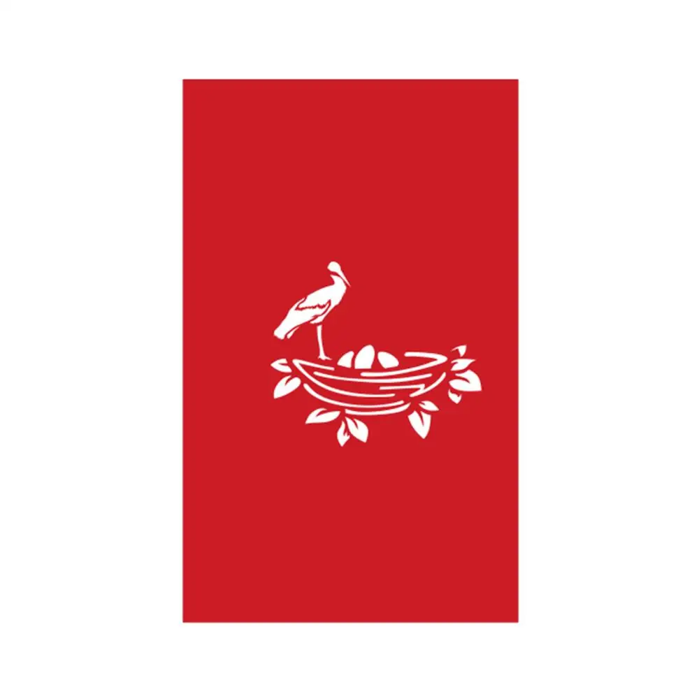 Stork & the Nest Love Animal 3D Pop up greeting cards Wholesale  Vietnam Handmade, Laser Cutting, customized design