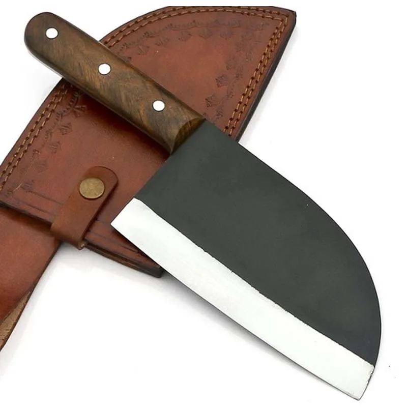 
Hot sale Wood Handle 8 inch Kitchen Chef Knives Stainless Steel 5CR15MOV Knife with Custom logo 