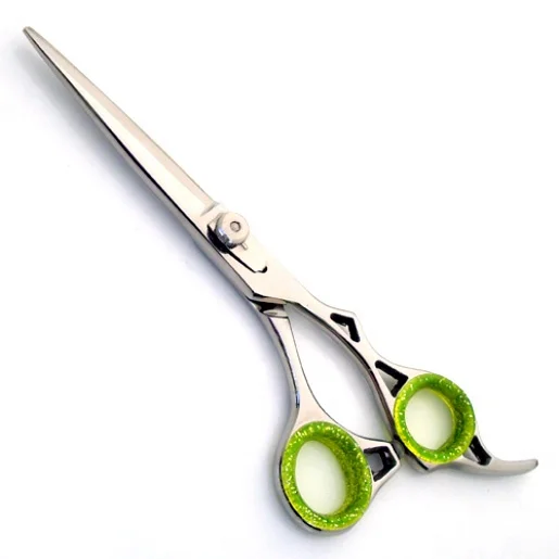 Hot Selling Professional Quality Barber Scissors Custom Logo Printed Design Straight Blade Hair Cutting Beauty Salon Shears