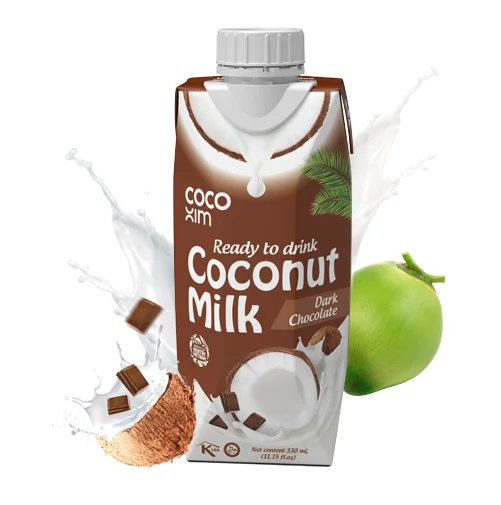 Chocolate Coconut Milk Drink 1000ml & 330ml - OEM Coconut Milk Drink Beverage Viet Nam Factory price