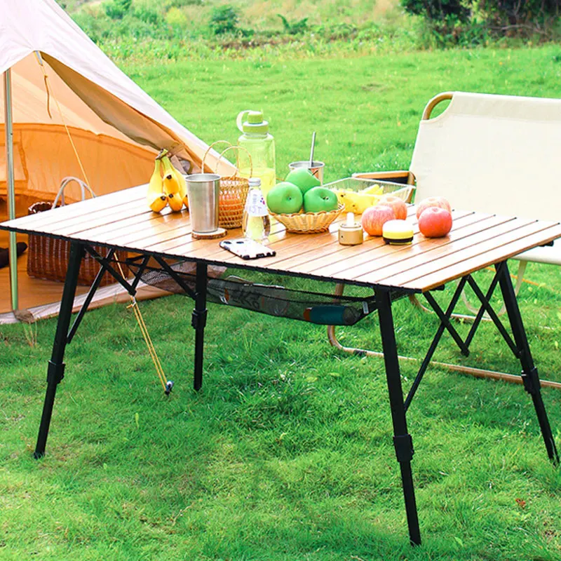 Customisable Manufacturer New Multi Portable Wood BBQ Outdoor Folding Table Camping