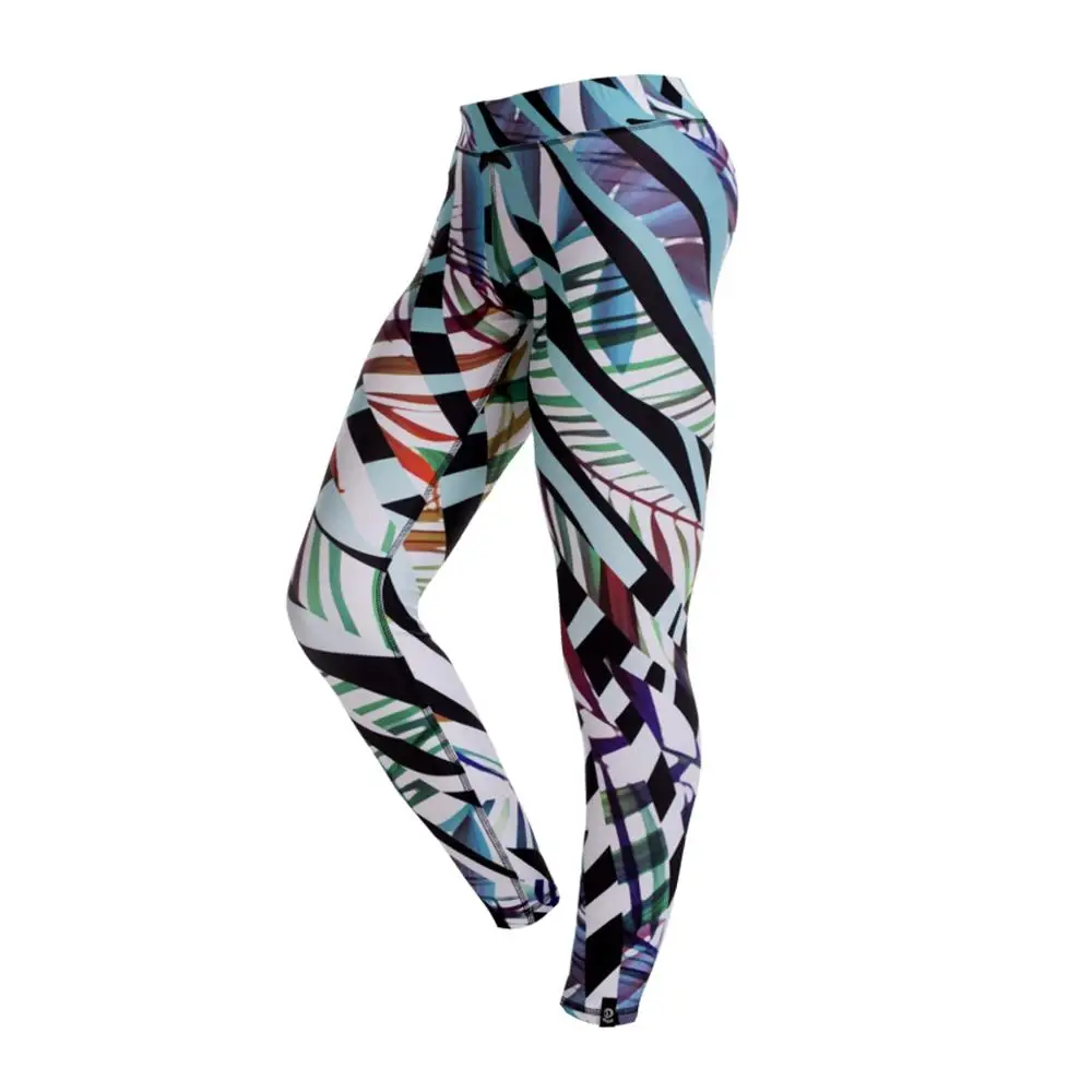 Custom Fit Ladies Sports Wear Gym Fitness Clothing Sublimation Printed Leggings For Women