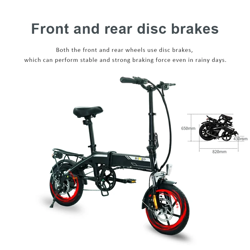 14 дюймов 16 складной E-PAS велосипед 36В 8.7Ah съемный аккумулятор ebikes для взрослых электрический датчик педали велосипеда