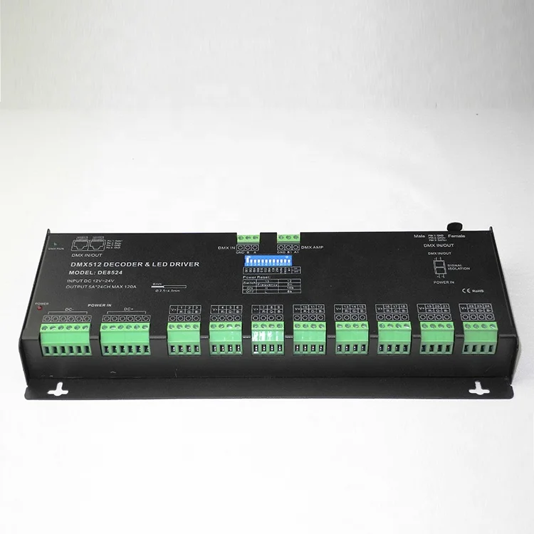 Channels DMX512 Constant Voltage PWM Signal dmx decoder