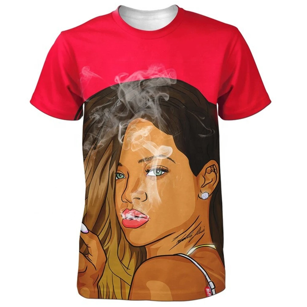 Anime naruto character printed shirt