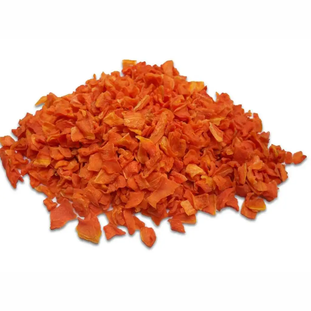 Dried bulk Wholesale Orange dehydrated shredded carrot granules