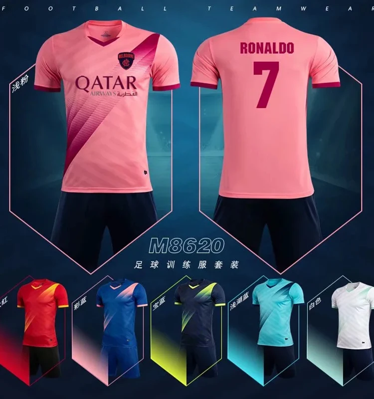 21-22 Hot Selling Colorful Match Training Jersey Sport Jersey Football Jersey Uniform