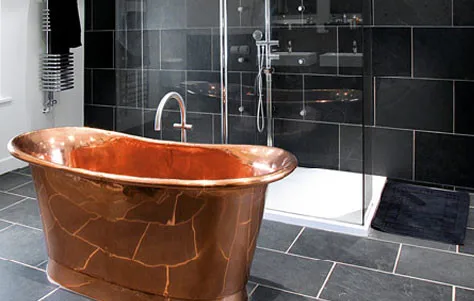 Copper Bath Tub Round