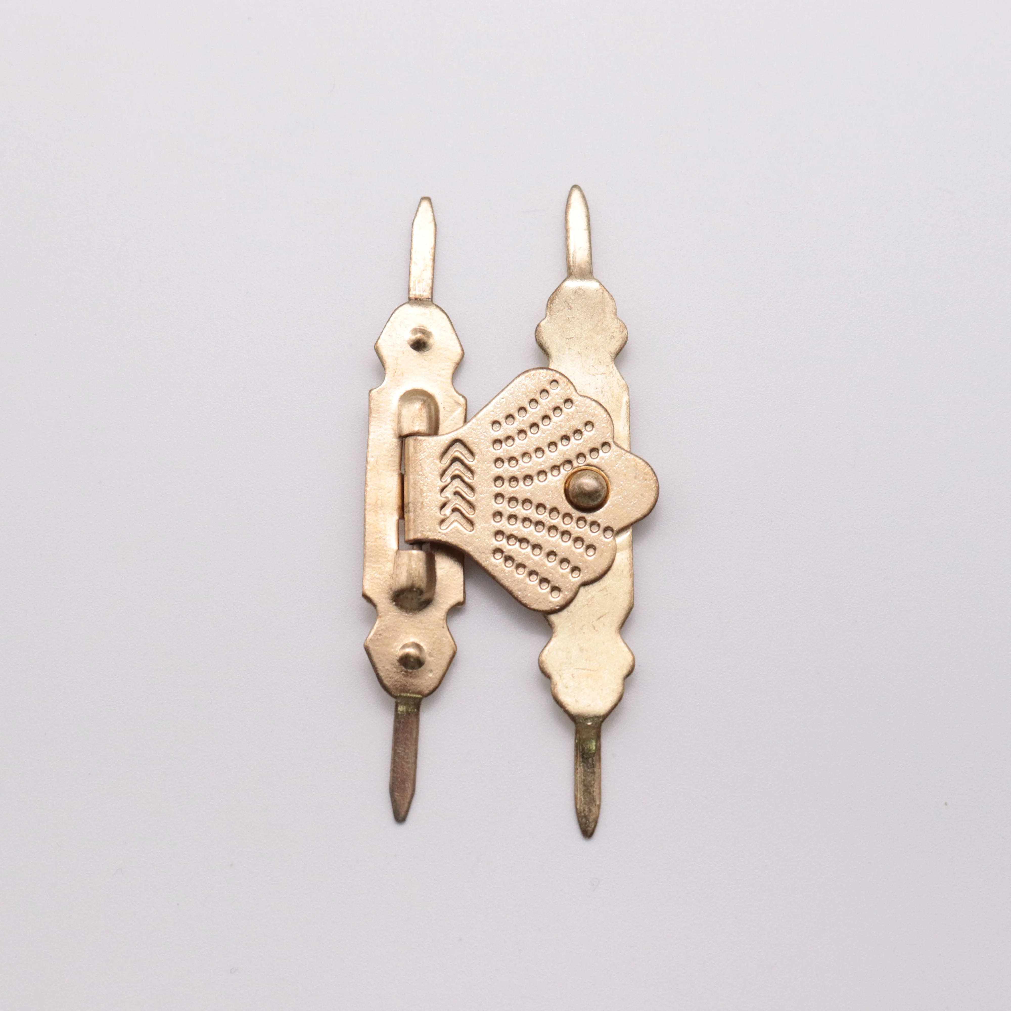 Wooden packaging jewelry box parts drawer fixed buckle leather bag metal accessories/handbag decorative hardware