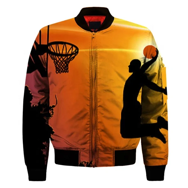 Mens Bumper Jacket Latest Fashion New Design Customized Sublimation Bomber Jacket