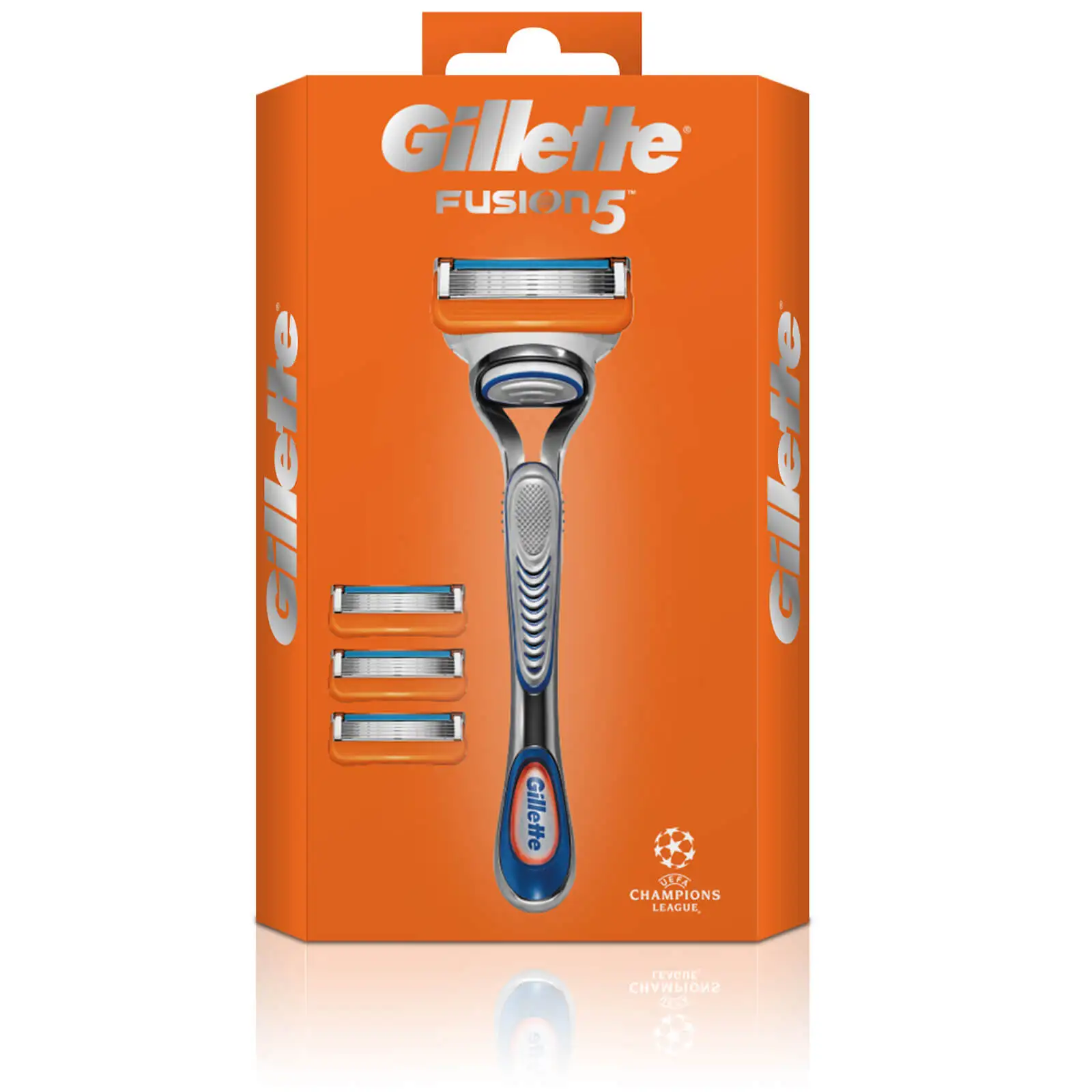  Лезвия для бритвы Gillette Fusion 5 Mach 3 (4 шт. в упаковке) Оригинальные