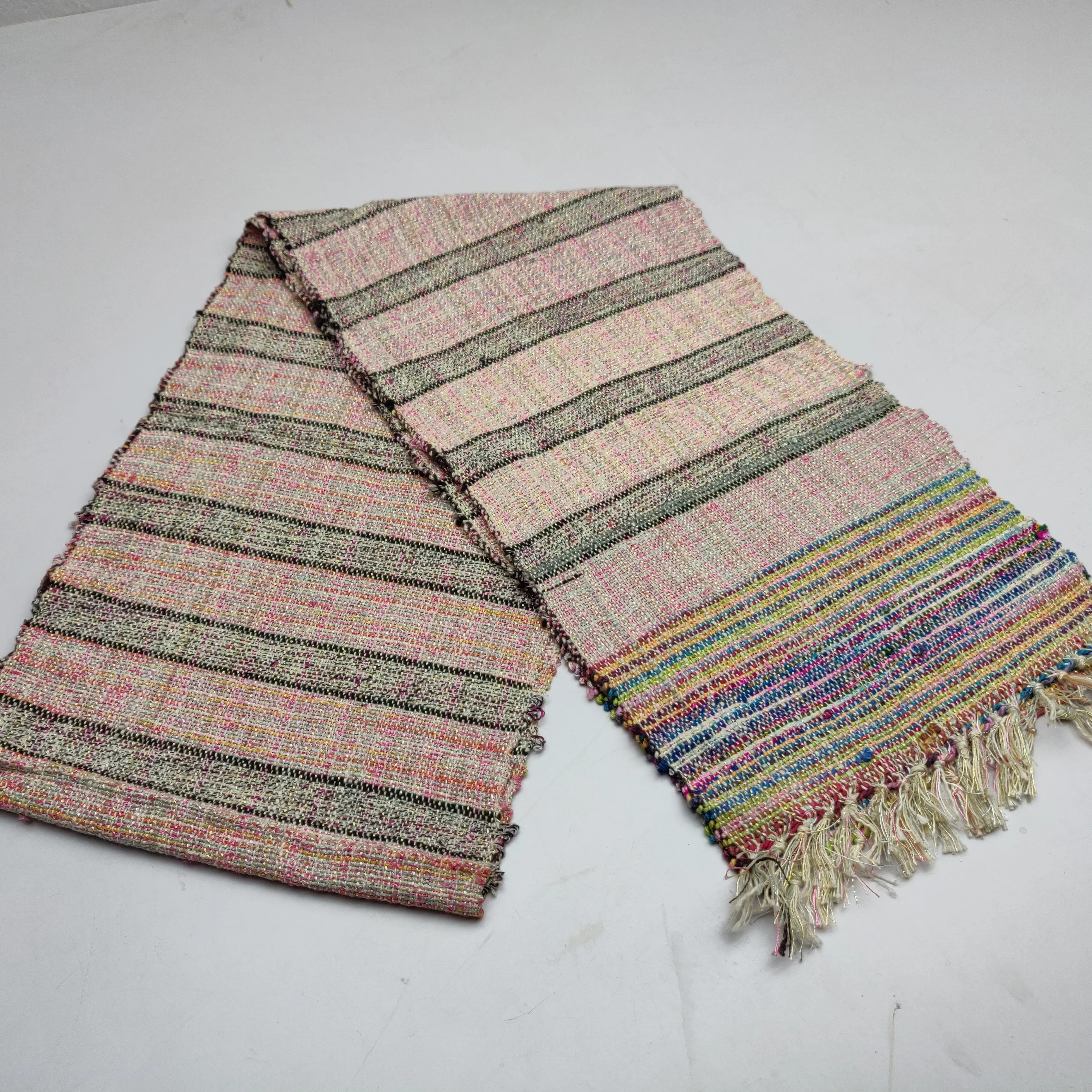 Handmade fashion silk Scarves for beautiful ladies recycled and sustainable bright colors for winter wear wholesale & customized