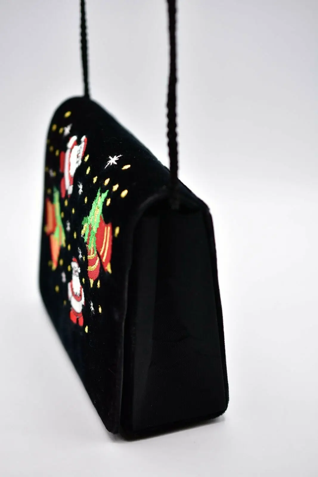 Velvet Custom Christmas Pouch Fully Known & Wholly Loved CLUTCH Bag Pink Embroidery Wallet Ladies Makeup Hand Bag Coin Purse