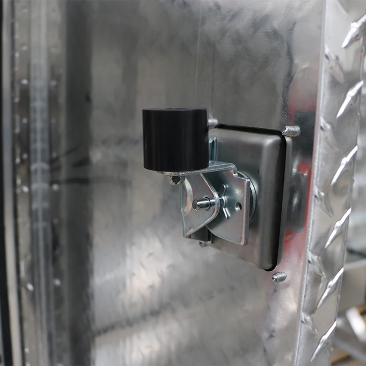 68' X 80' Semi Headache rack for truck Aluminum tool box w/3 door compartments