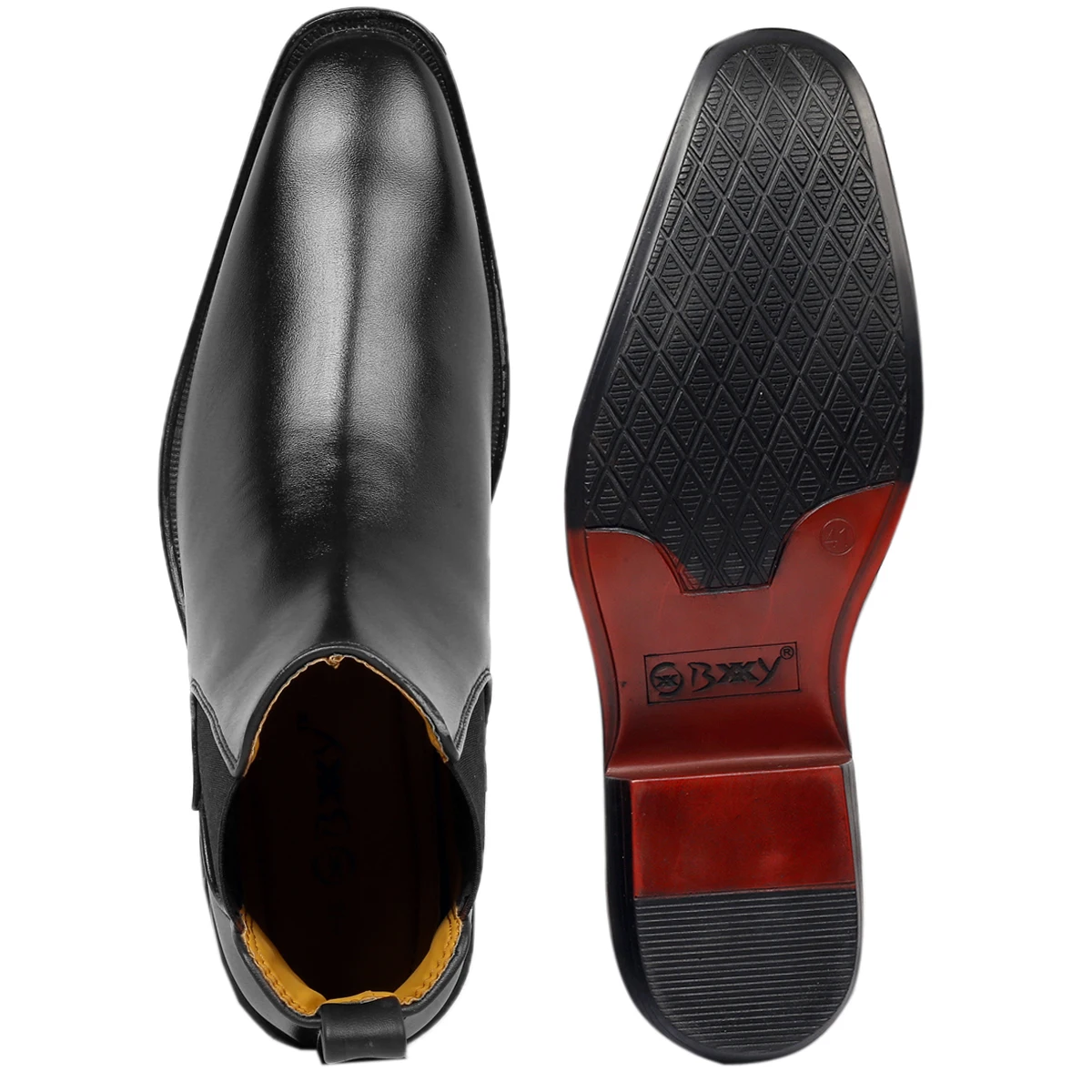 High Fashionable Height Increasing Elevator Men`s Chelsea Boots