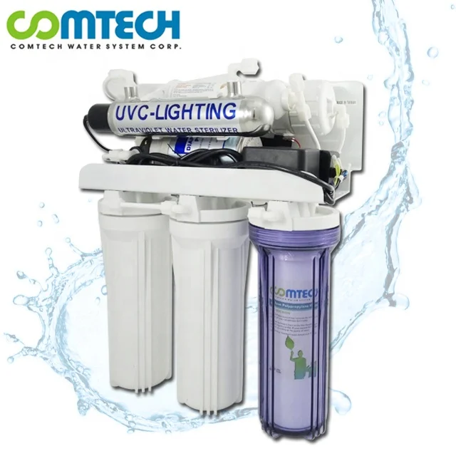 UV 6-Stage Under Sink Home R.O. System