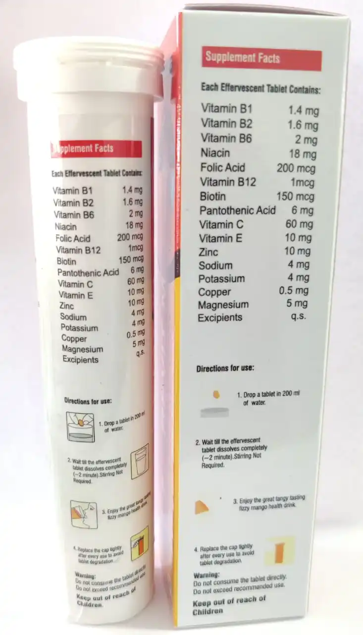 Multivitamin and Multimineral Effervescent Tablet