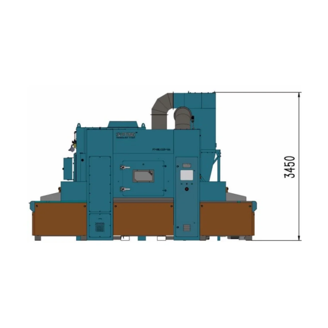 Hot Selling Effective Processing Width 1.2m PT-DXL-0625-16A Metal/Coil Industrial SandBlasting System Equipment From Singapore