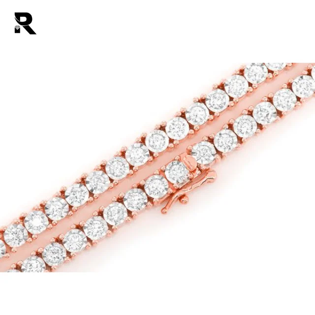 14K позолота искусственные бриллианты колье нательная КУБИНСКИЙ звено цепи чудо установка увеличить размер алмазов нежные