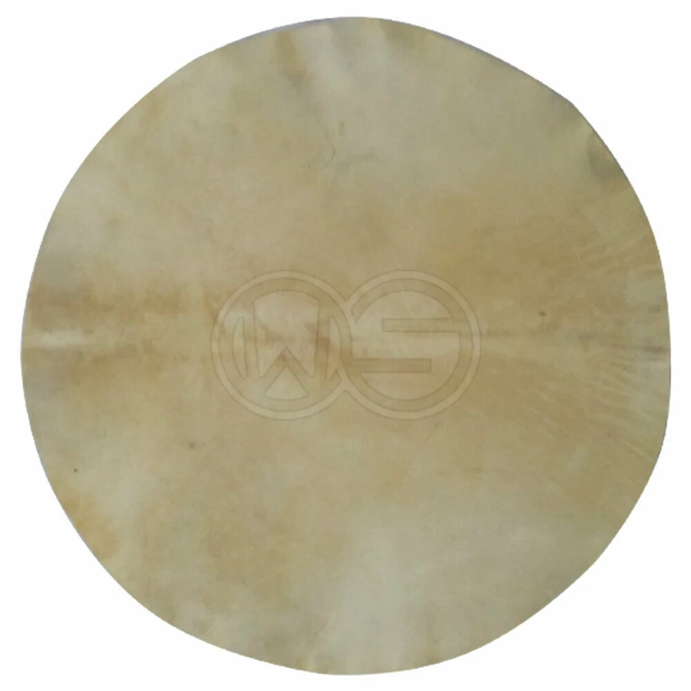 Top Quality 16 Goat Skin Drum Head Natural Djembe Native Frame Banjo Bodhran 5 Pcs Vellum