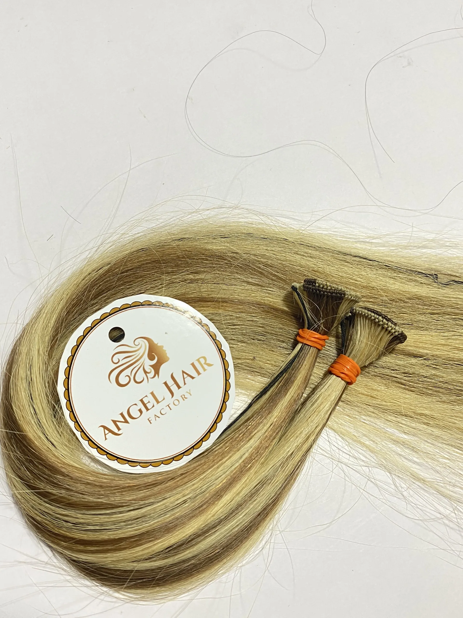 Высокое Качество ручная работа Weft волосы для наращивания пианино стиль 100% extencines de cabello человека humano естественный цвет 613